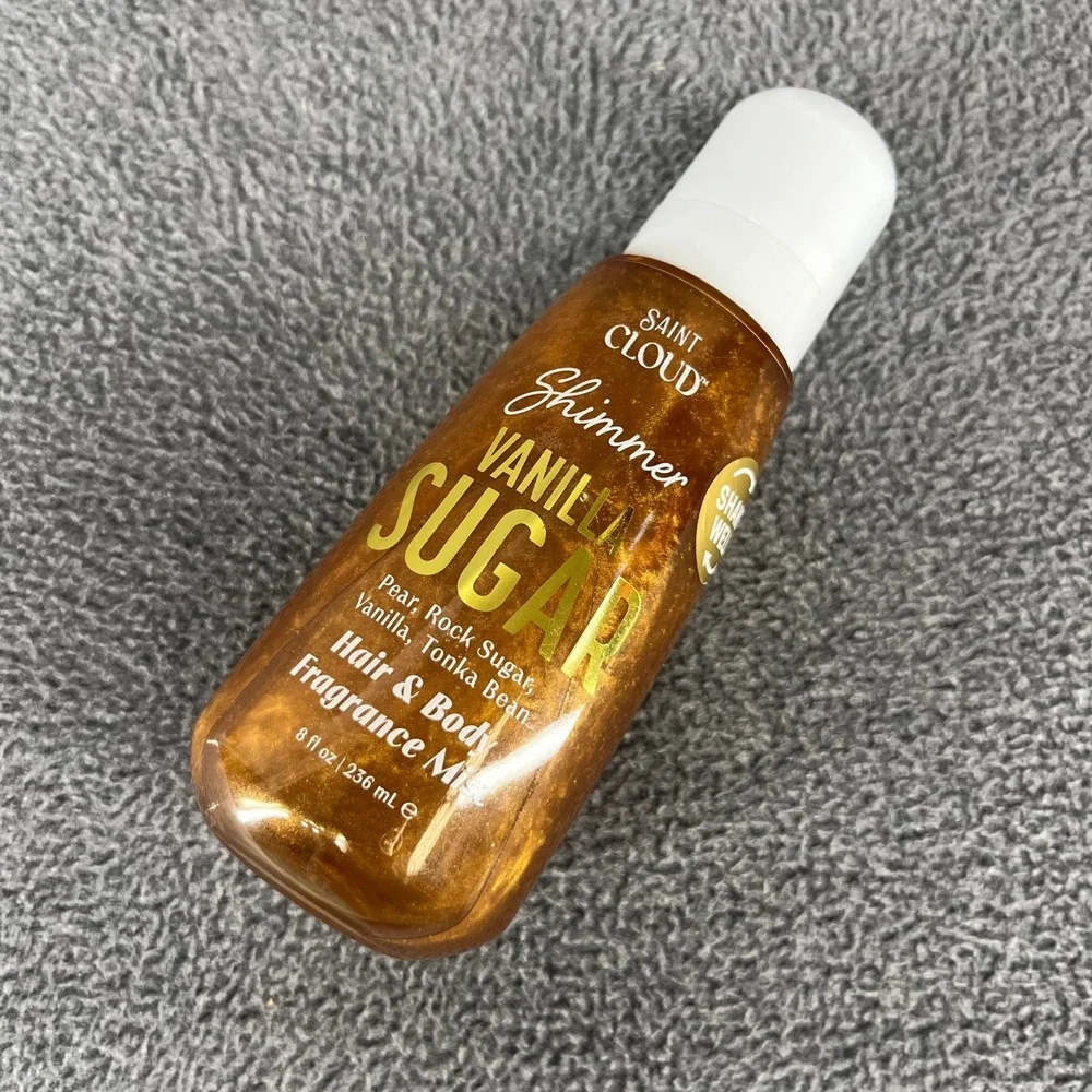 Saint Cloud Shimmer Vanilla Sugar Gold Hair & Body‎ Fragrance Mist Spray 8 oz